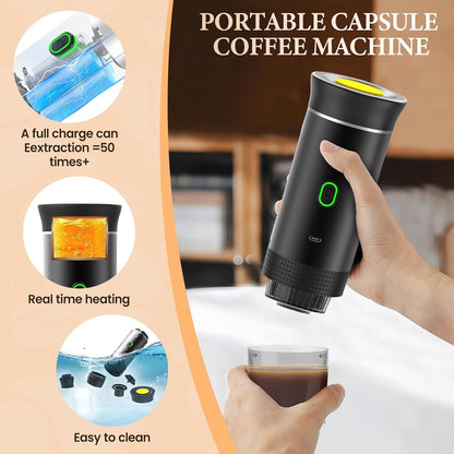 Portesso cafetera espresso portátil - Fácil de usar y limpiar